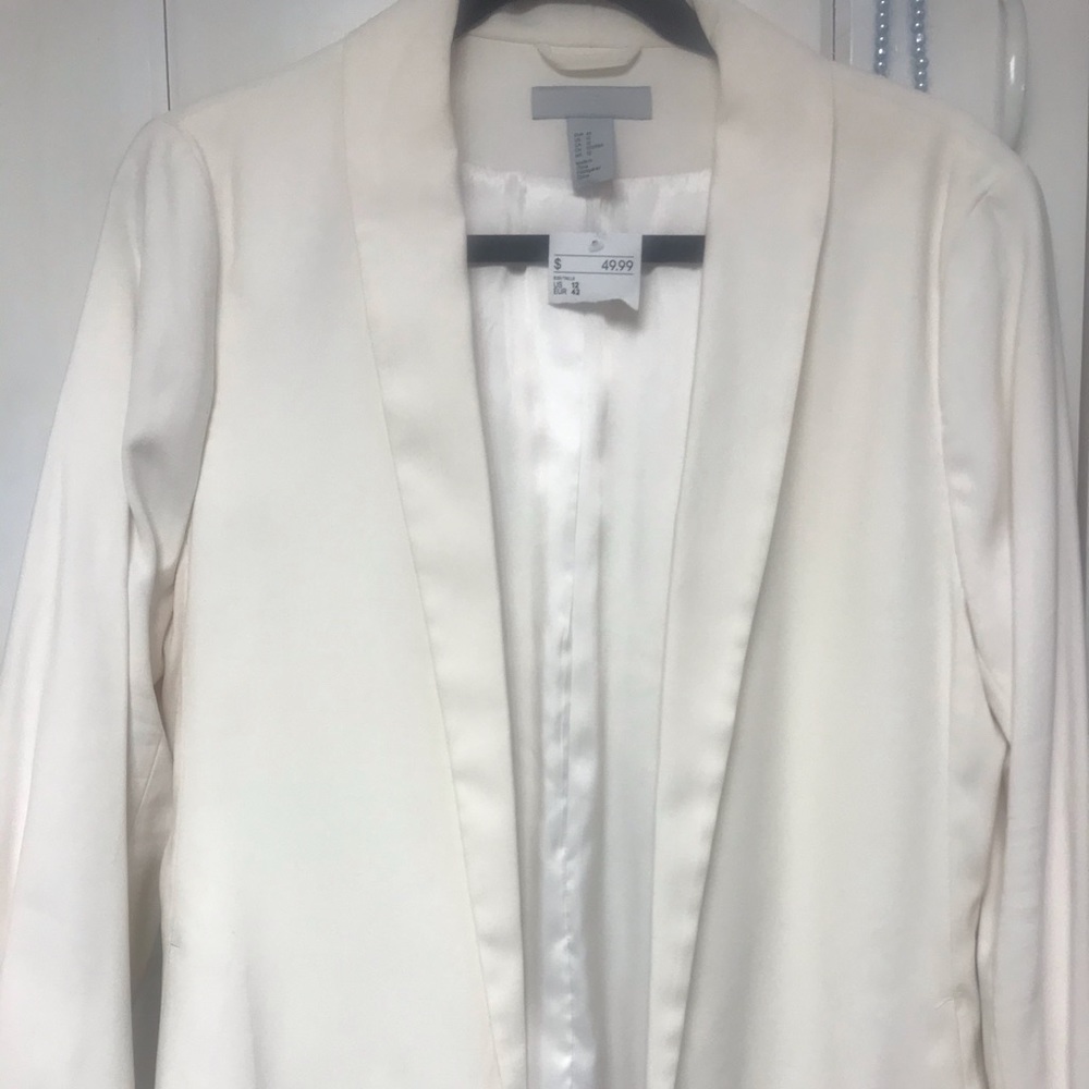 cream blazer